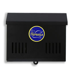 Ящик почтовый без замка (с петлёй), горизонтальный Мини, чёрный - Simaland фото 2