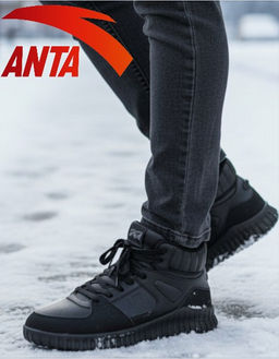 Кеды повседневные утепленные Черный CLASSIC