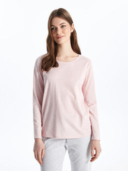 Bisiklet Yaka Puantiyeli Kad?n Pijama Tak?m?