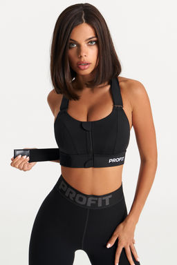 Спортивный топ с регулировкой, черный, tb.220.001 - Profit фото 8