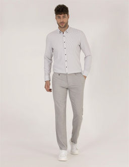 Antrasit Slim Fit Uzun Kollu G_mlek - Pierre cardin фото 4