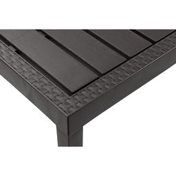 Стол садовый «Ротанг», пластик, 55×65×38 см, мокко