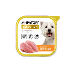 ВИА Консервы паштет для взрослых собак мелких пород старше 1 года с курочкой 1010028595 1010028595