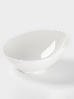 Салатник Доляна White Label, 600 мл, фарфор, белый