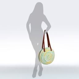 Сумка пляжная на молнии, цвет зелёный - Simaland фото 2