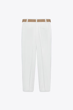 FLOWING TROUSERS WITH BELT - Zara фото 5
