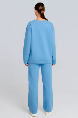 Арт. 2536 Костюм женский с брюками 44-52 (5 шт) Цвет:Голубой - Калинка фото 19