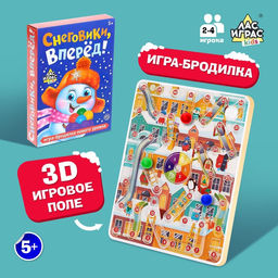 Настольная игра-бродилка Снеговики, вперёд! - Лас играс kids фото 6