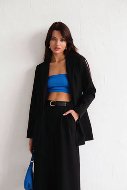 10618 Брюки-палаццо чёрные