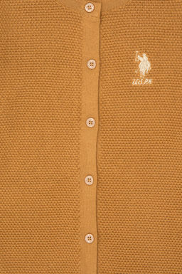K_z _ocuk Camel D__meli Bisiklet Yaka Triko H_rka Sepette S_rpriz _ndirim - U.s. polo assn фото 4