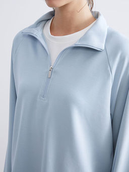 Dik Yaka Oversize Kad?n Sweatshirt