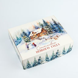 Коробка подарочная новогодняя складная «Счастливого Нового года», 31 х 24.5 х9 см
