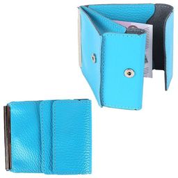 Зажим для купюр Premier-Z-28 натуральная кожа голубой флотер (324) 193785