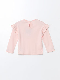 Bisiklet Yaka 101 Dalma?yal? Bask?l? K?z Bebek Pijama Tak?m - Waikiki фото 3