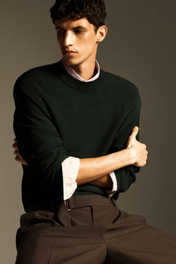 JERSEY DE CUELLO REDONDO CON DETALLE DE CONTRASTE - H&m фото 9