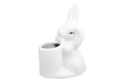 Вазочка п/зубочистки 6,5*4,5*10 см "Кролик-Зайка" + зубочистки
