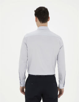 Gri Slim Fit Uzun Kollu Basic G_mlek - Pierre cardin фото 5