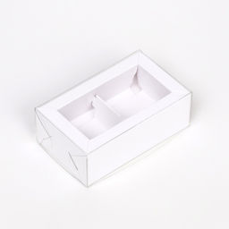 Цена за 5 шт. Коробка складная с прозрачной крышкой, 10 х 6 х 3,5 см, белая - Simaland фото 3