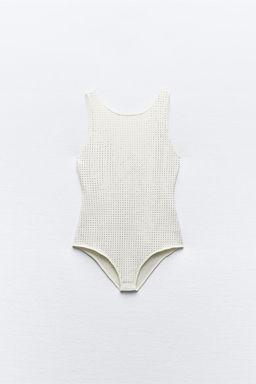 SHIMMERY KNIT BODYSUIT - Zara фото 3