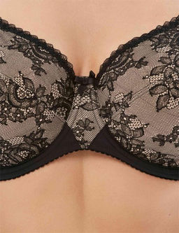 БЮСТГАЛЬТЕР Milavitsa 108000/D74 черный с нюдом