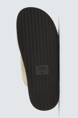 SANDALIA PIEL TIRAS / Beige - Zara фото 7