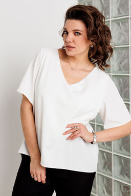 Топ BegiModa 4166 белый  фото 6