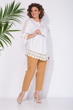 Блуза Liliana 1288 белый  фото 2