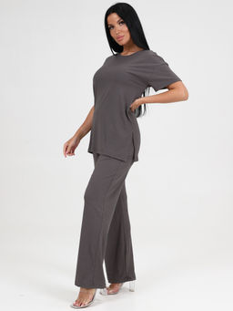 423 ПИЖАМА ЖЕНСКАЯ (брюки) (Графит) - А-дина фото 4