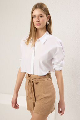 TRENDYOLMILLA Vizon Kusakl? K?sa Sort & Bermuda TWOSS25SR00001  фото 2