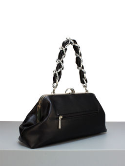 LACCOMA сумка Паола-22-Л815-черный эко кожа хлопок  фото 3