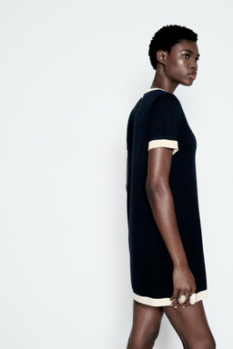 SHORT PLAIN KNIT DRESS - Zara фото 3