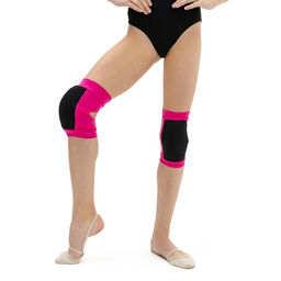 Наколенники для гимнастики и танцев Grace Dance, с уплотнителем, р. XXS, 3-5 лет, цвет фуксия/чёрный  фото 6
