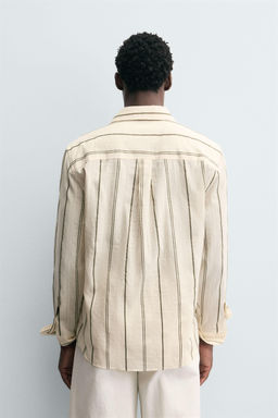 STRIPED JACQUARD SHIRT - Zara фото 3