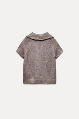 BUTTONED KNIT CARDIGAN - Zara фото 8