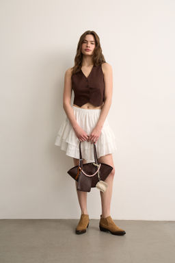 Жилетка короткая изо льна - Mollis фото 2