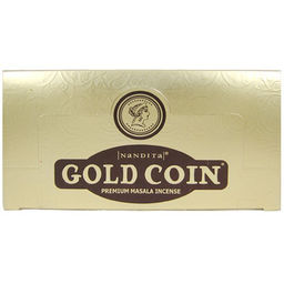 Прямоуг. благовония Gold Coin ЗОЛОТАЯ МОНЕТА 15 гр. блок 12 шт.