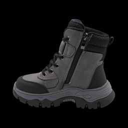 Ботинки мембранные на меху А2448-4 серые