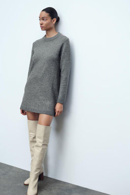 SHORT SOFT KNIT DRESS - Zara фото 4