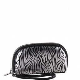 Косметичка 7100-3 black silver Velina Fabbiano-Safenta