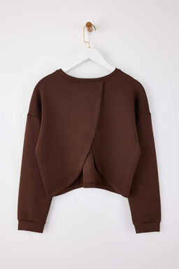 Vizon Interlok Regular Sweatshirt THMAW26SW00003 - Trendyolmilla фото 6