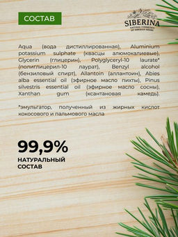Дезодорант "Хвойный" 100 мл