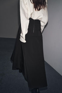 ZW COLLECTION FLARED BELT SKIRT - Zara фото 11