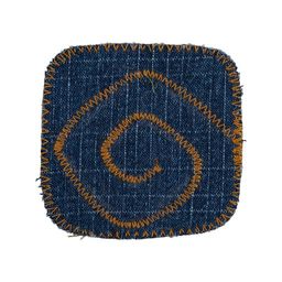 Термоаппликация BLITZ геометрия джинс 6 шт Квадрат 6х6 см