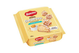 Яшкино, мини-пышечки заварные в белой глазури, 240 г