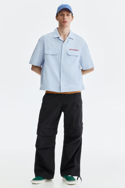 Camisa cargo de manga corta Relaxed Fit - H&m фото 10