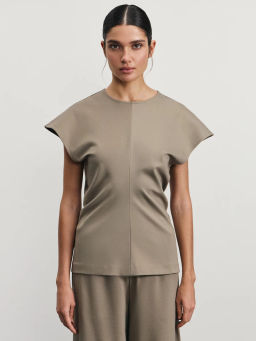 Топ с драпировкой на талии / Zarina  фото 3