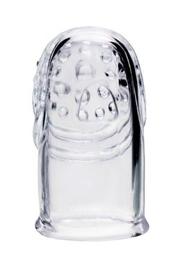 Комплект насадок на палец A-toys Favi, TPE, прозрачный, 3,5 см - Toyfa фото 4