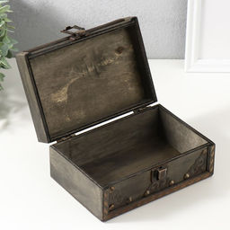 Шкатулка для украшений «Сундук. Аллегра», дерево, 18×12×8 см