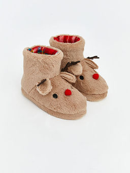 Hayvan Fig?rl? Pel?? Erkek Bebek Panduf