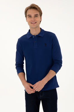 Erkek _ndigo Basic Sweatshirt Sepette S_rpriz _ndirim - U.s. polo assn фото 15